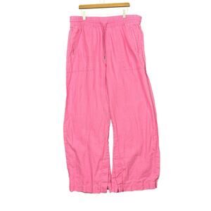 Athleta Wide Leg Pull-On Pants in Pink